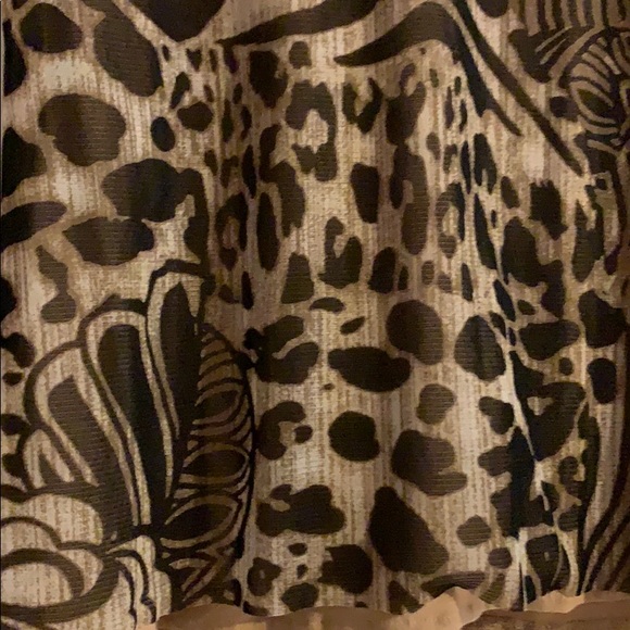 Sleeveless animal & flower print lined top size 4 - Picture 7 of 7